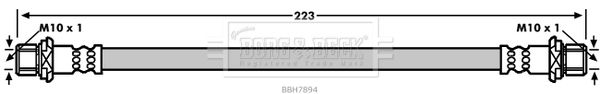 BORG & BECK Pidurivoolik BBH7894